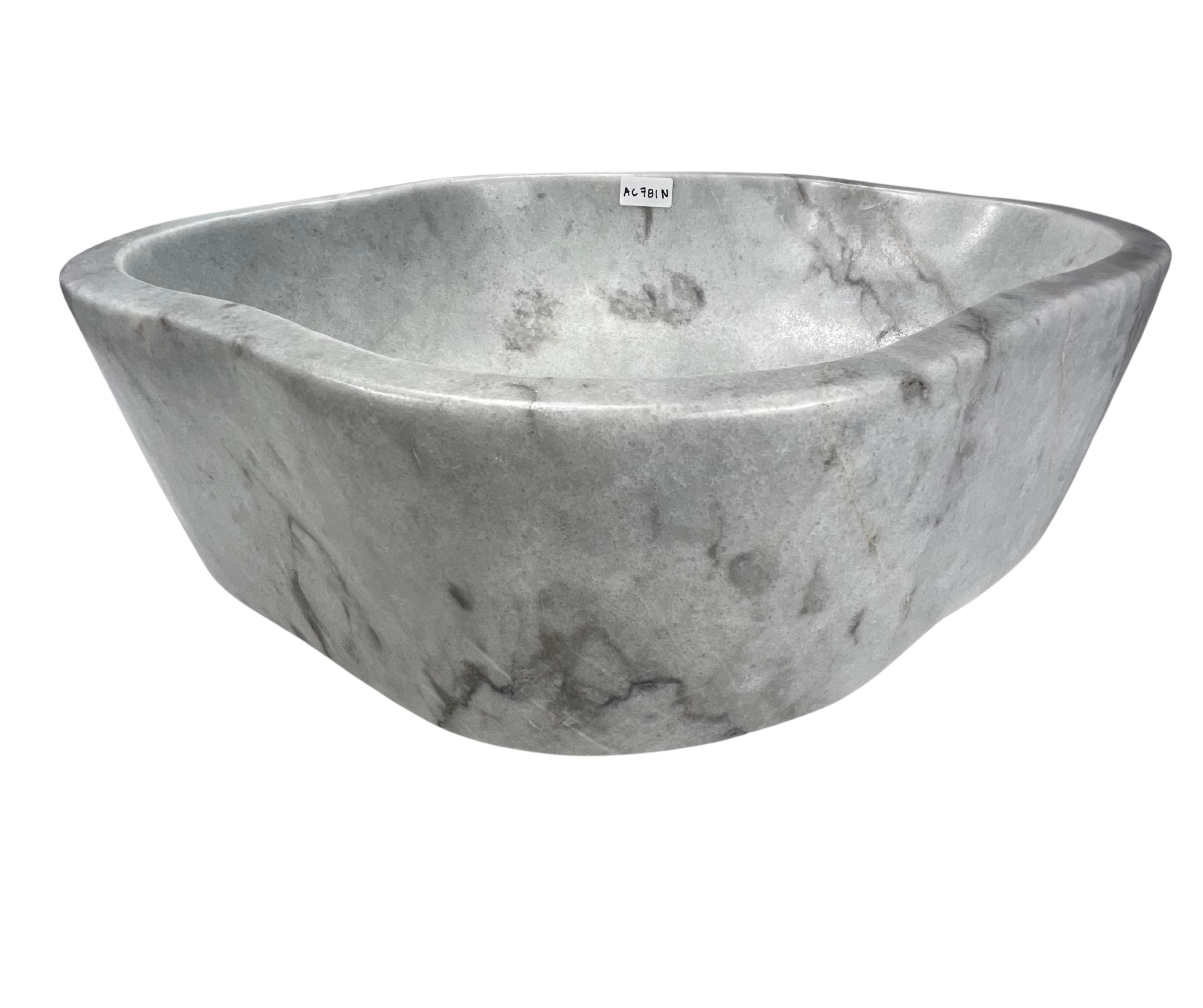 AC781N - Mármol Blanco / Grisaceo Irregular Liso - 49.5 x 39 x 15