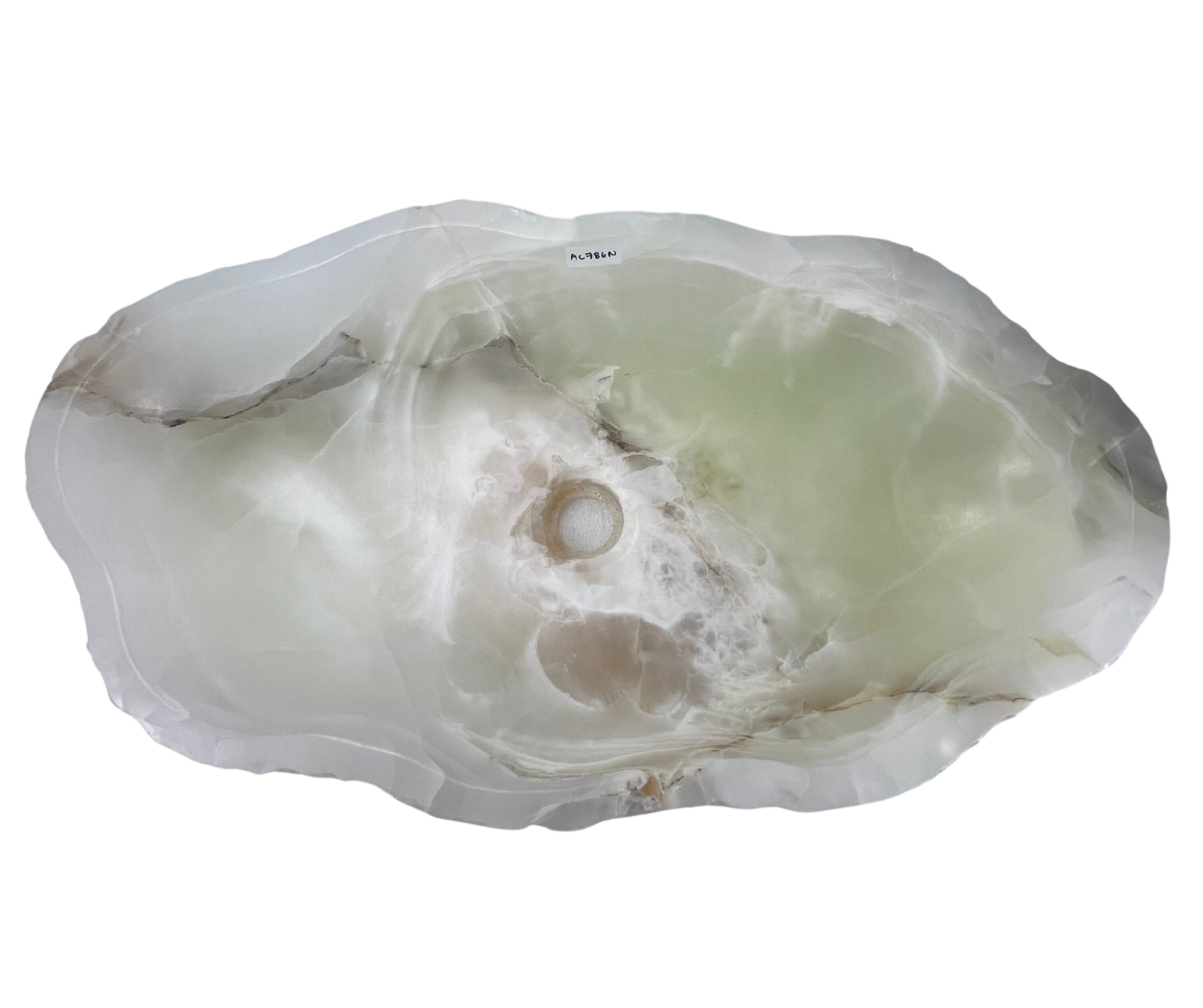 AC786N - Onix Blanco Irregular Raw - 70 x 39 x 16