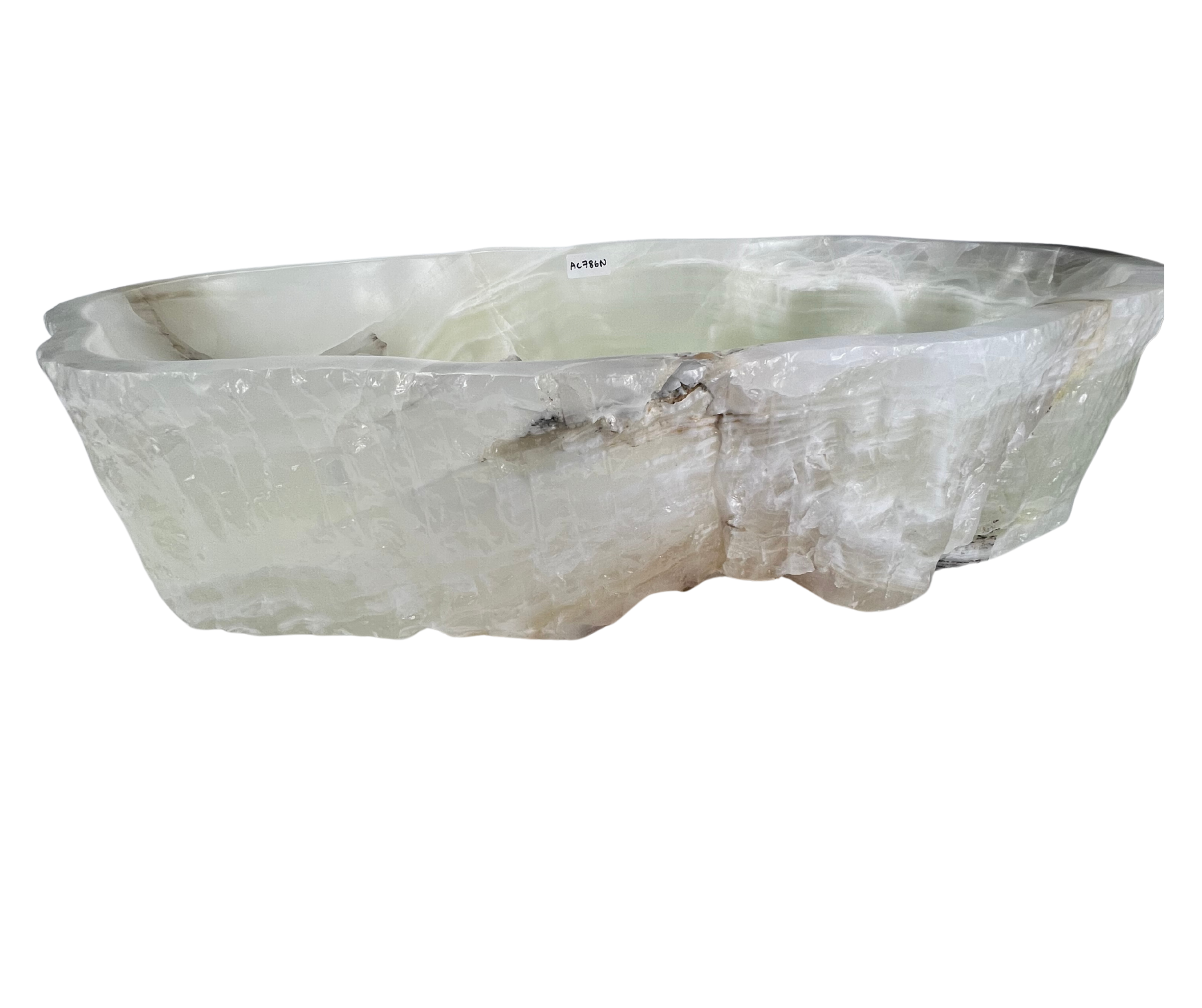AC786N - Onix Blanco Irregular Raw - 70 x 39 x 16