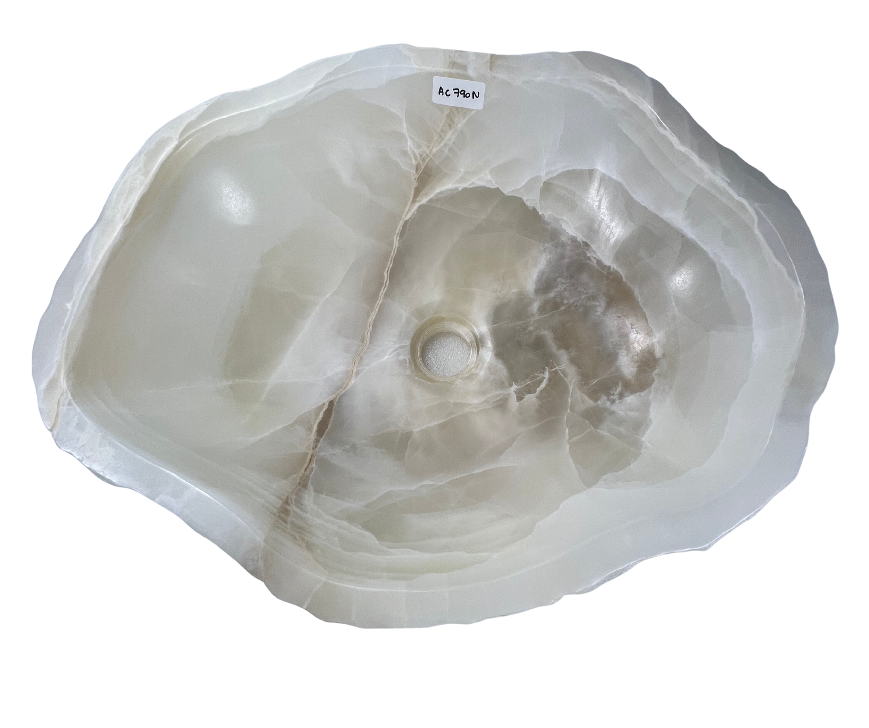 AC790N - Onix Blanco lrregular Raw - 50 x 38 x 15