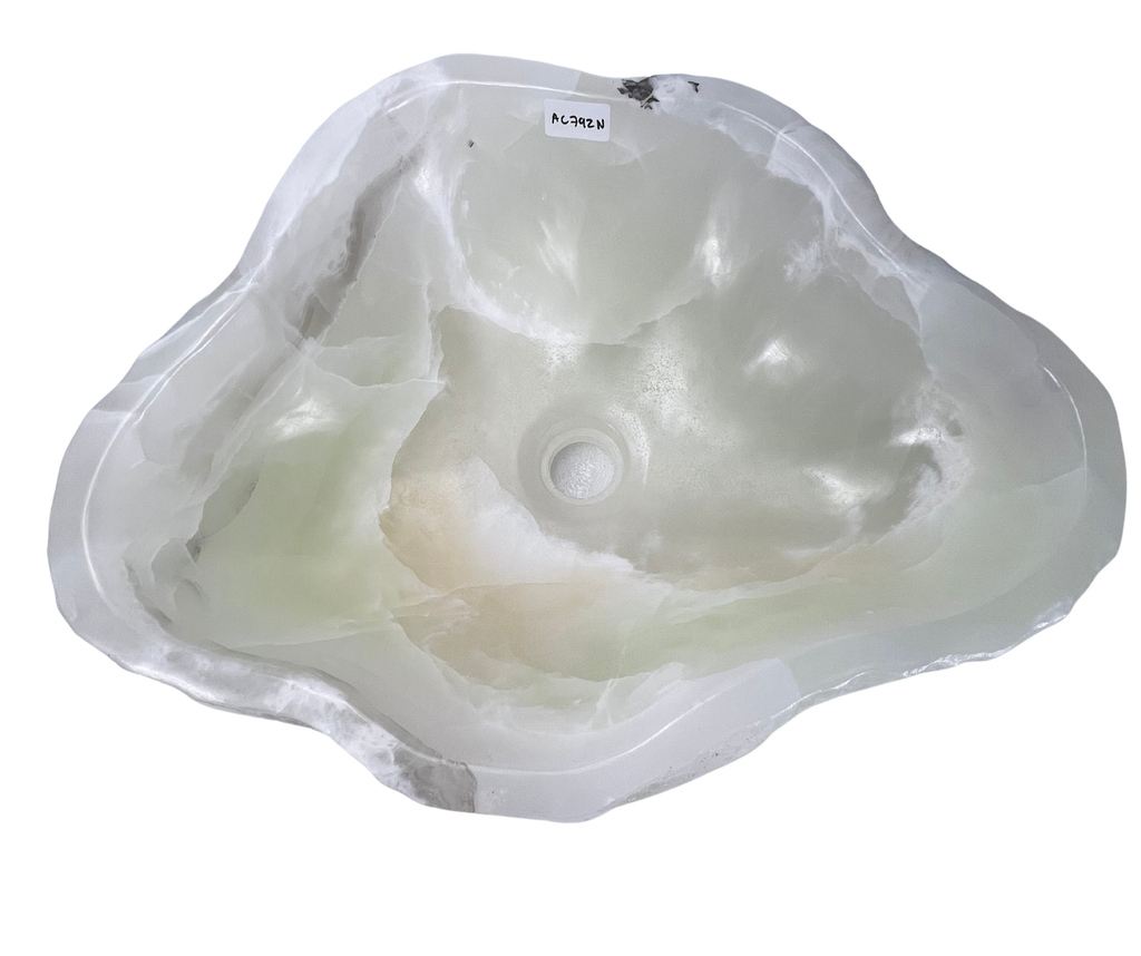 AC792N - Onix Blanco lrregular Raw - 50 x 40 x 15