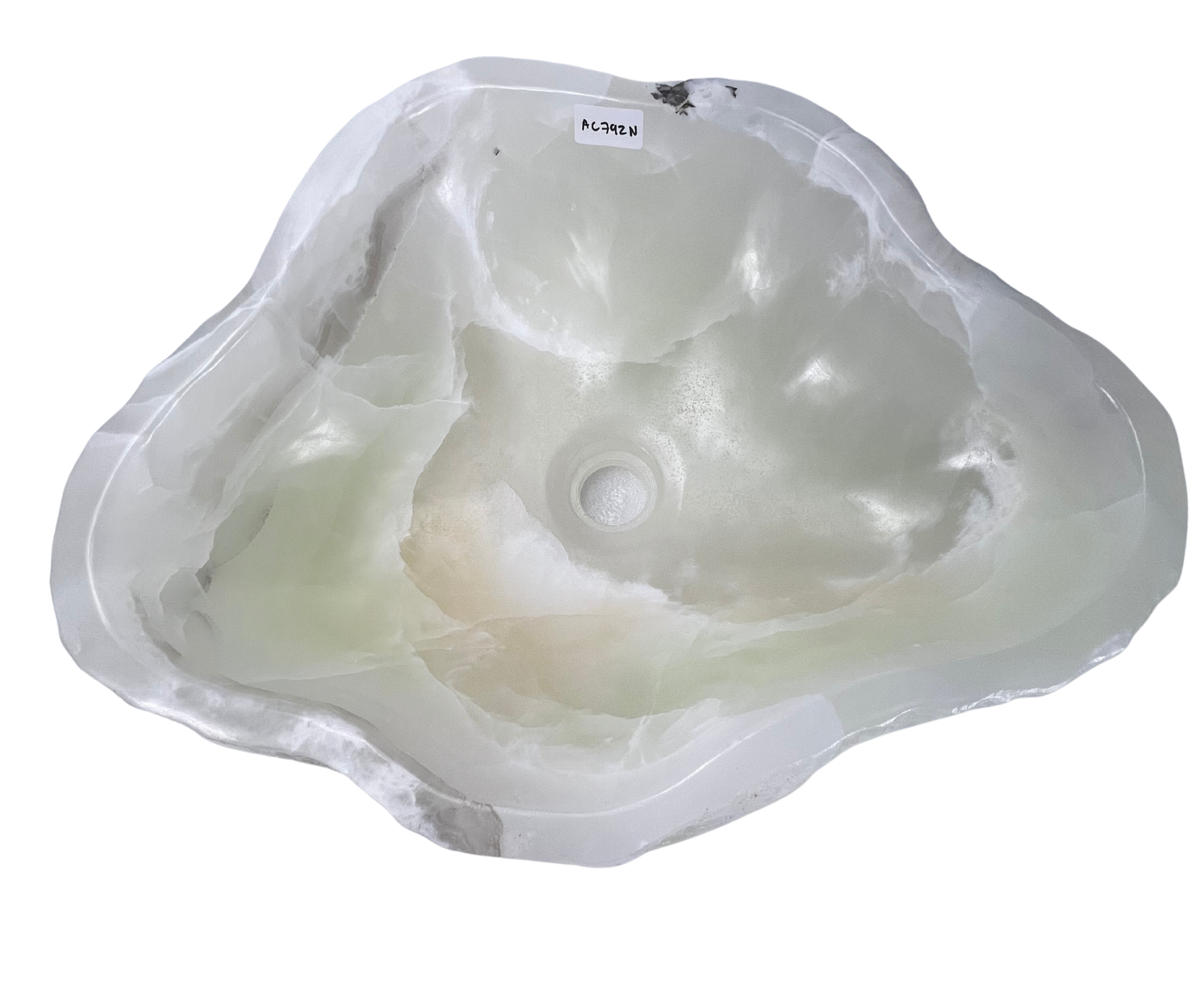 AC792N - Onix Blanco lrregular Raw - 50 x 40 x 15