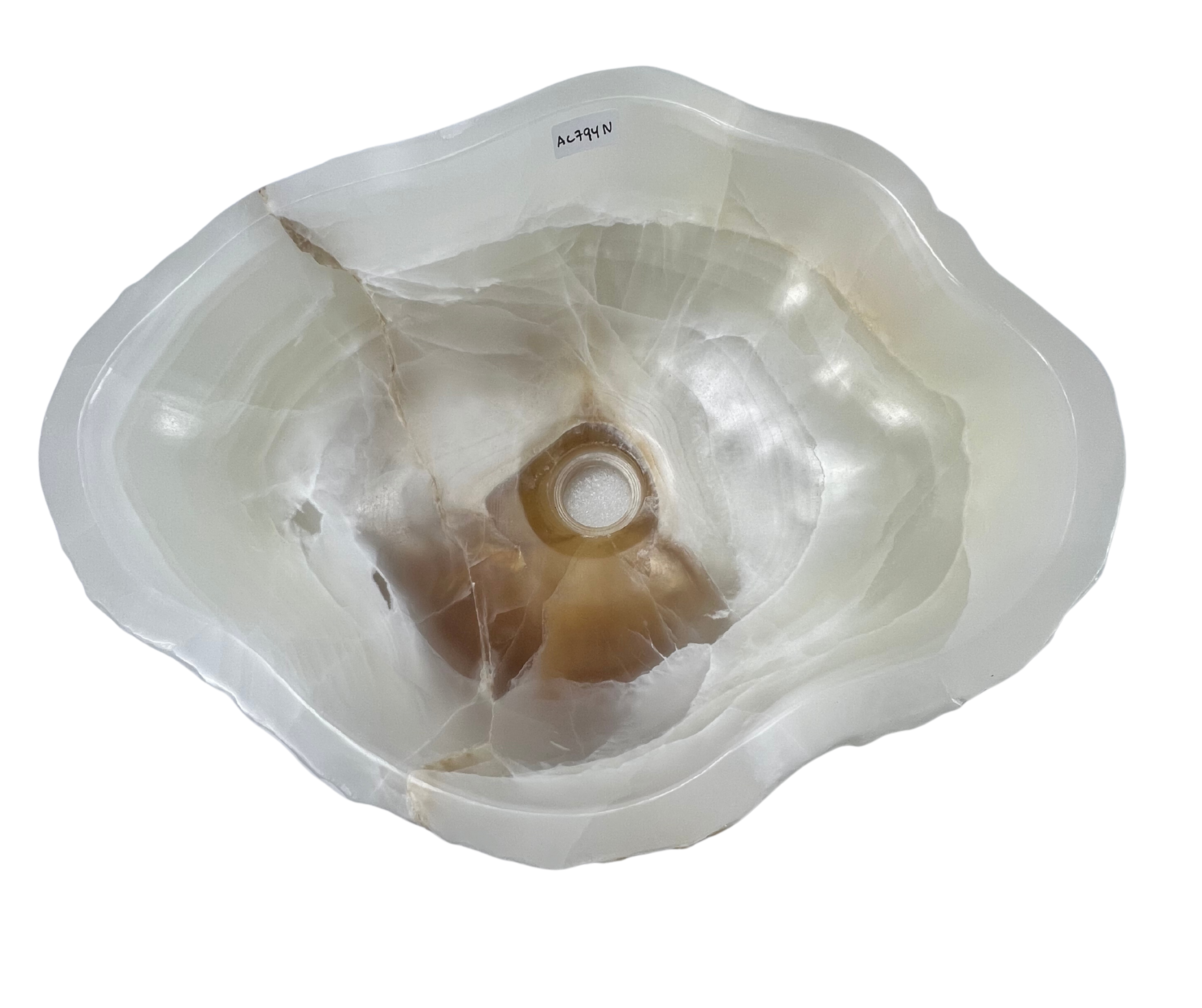 AC794N - Onix Blanco lrregular Raw - 51 x 40.5 x 15