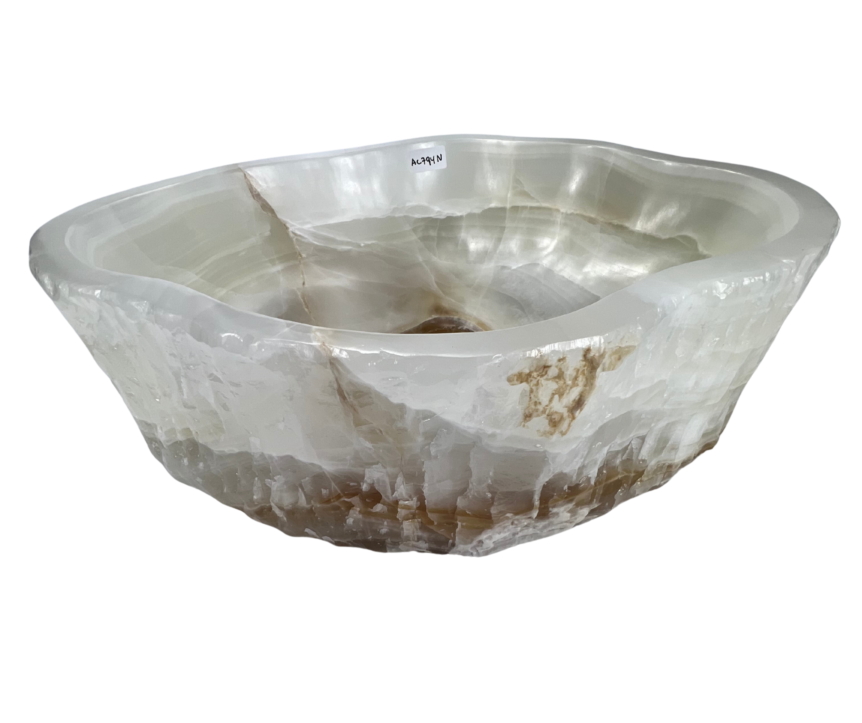 AC794N - Onix Blanco lrregular Raw - 51 x 40.5 x 15
