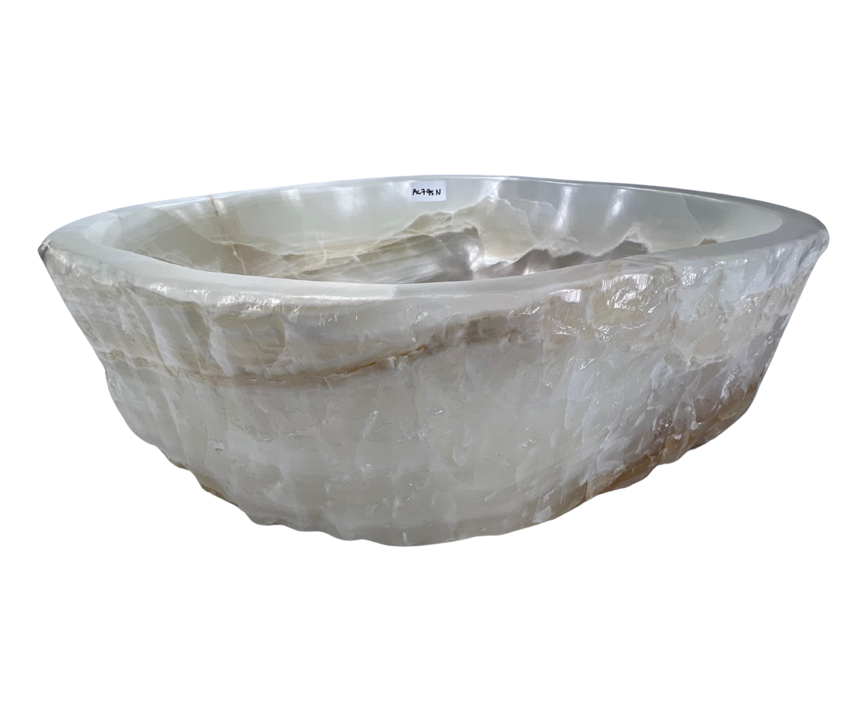 AC795N - Onix Blanco lrregular Raw - 50.5 x 40 x 15