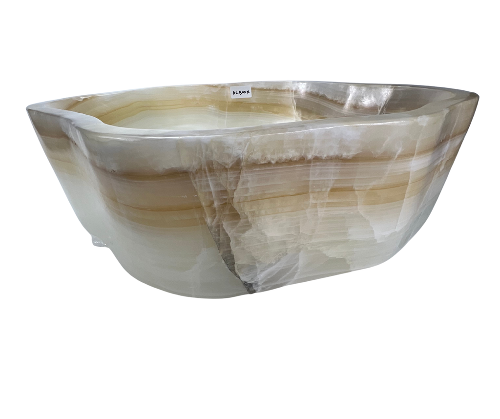 AC800N - Onix Blanco lrregular Liso - 50 x 40 x 15.5