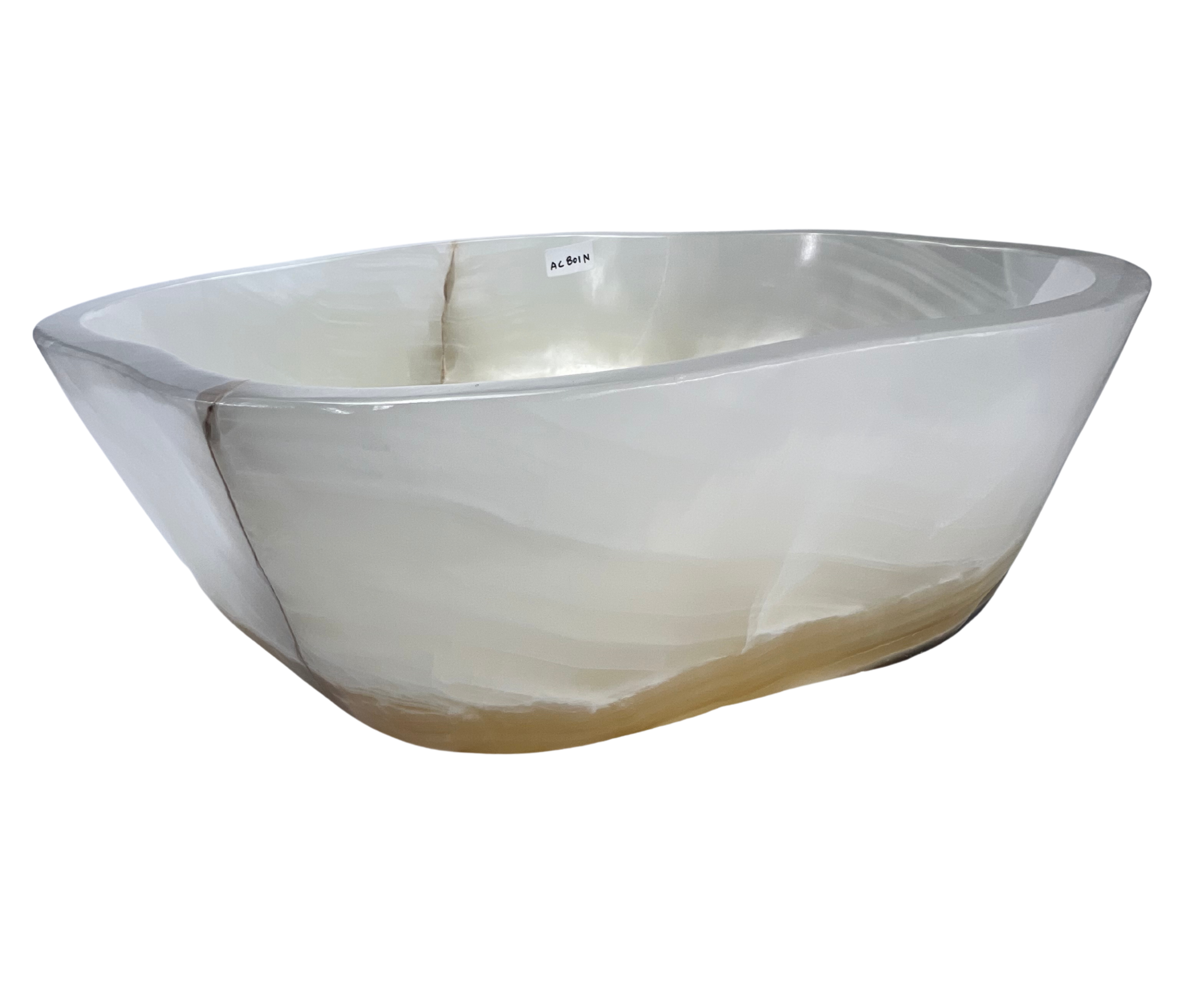 AC801N - Onix Blanco lrregular Liso - 50 x 40 x 16