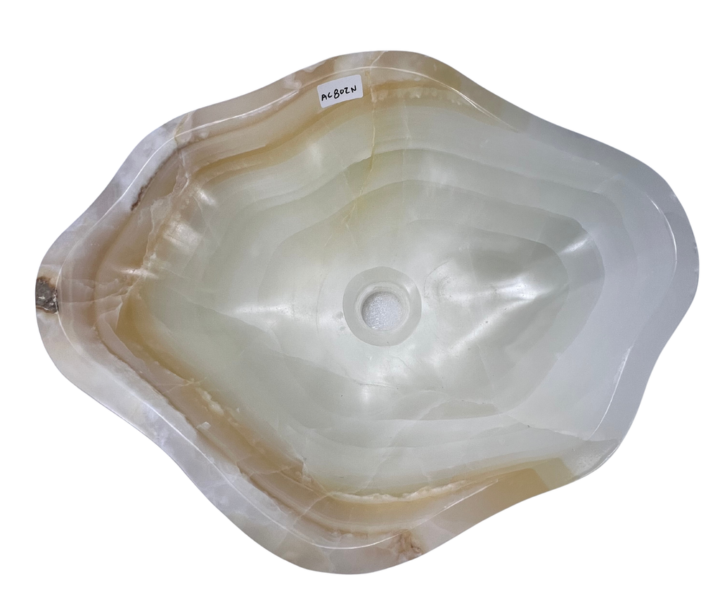 AC802N - Onix Blanco lrregular Liso - 50 x 40.5 x 15