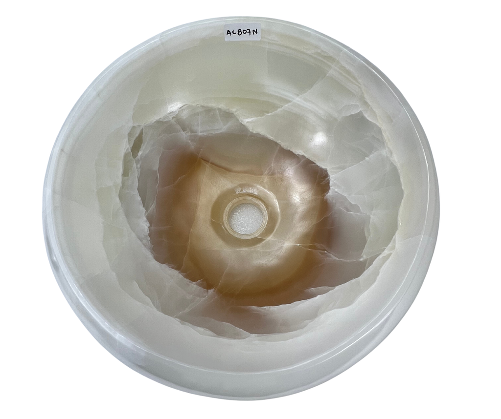 AC807N  - Onix Blanco Dona Mate - 38 x 38 x 16