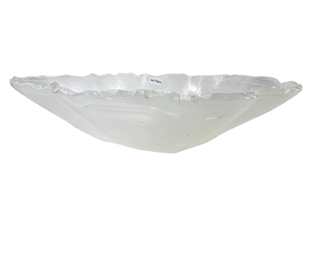 AC738N - Onix Blanco Tipo Bowl - 69 x 42 x 15