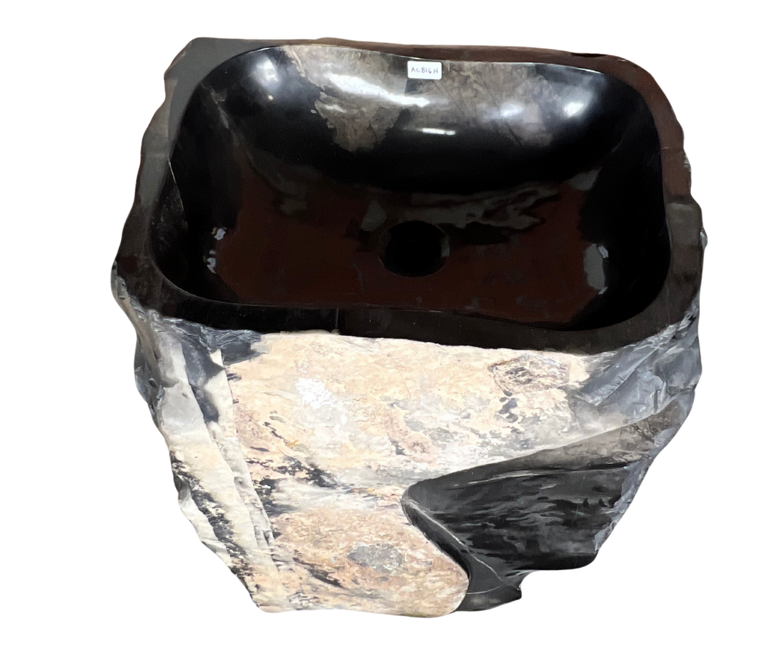 AC816N - Mármol Negro Pedestal - 56 x 43 x 87