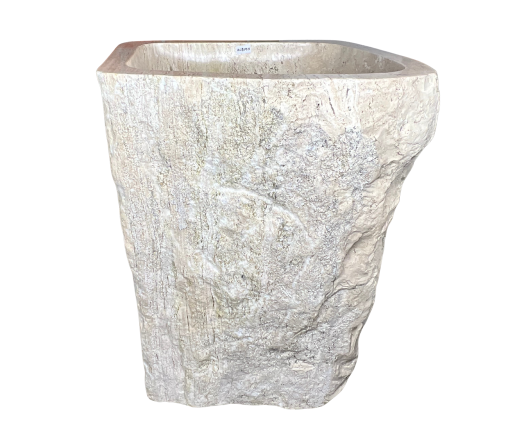 AC819N - Mármol Beige Raw Pedestal - 64 x 54 x 87