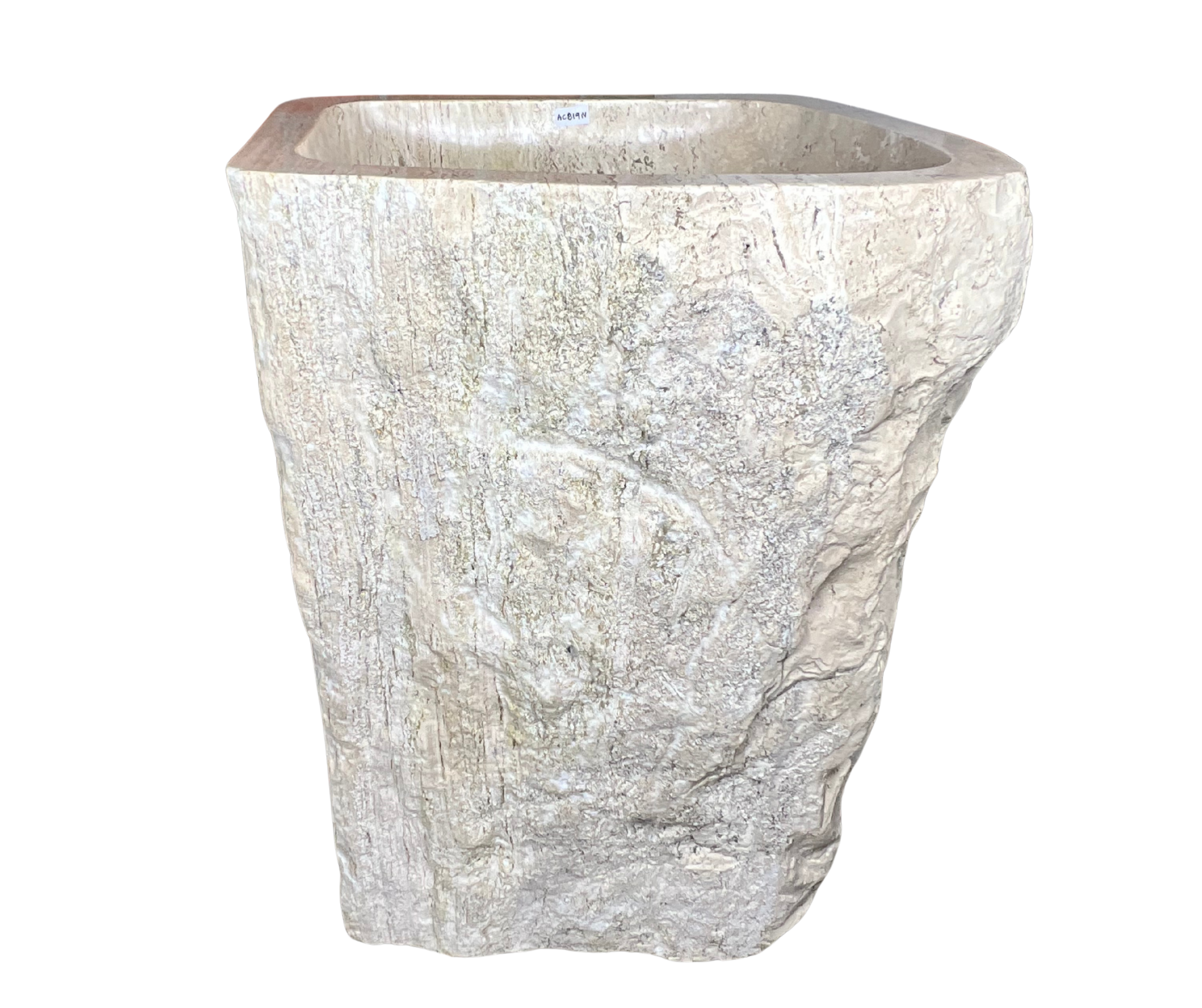 AC819N - Mármol Beige Raw Pedestal - 64 x 54 x 87