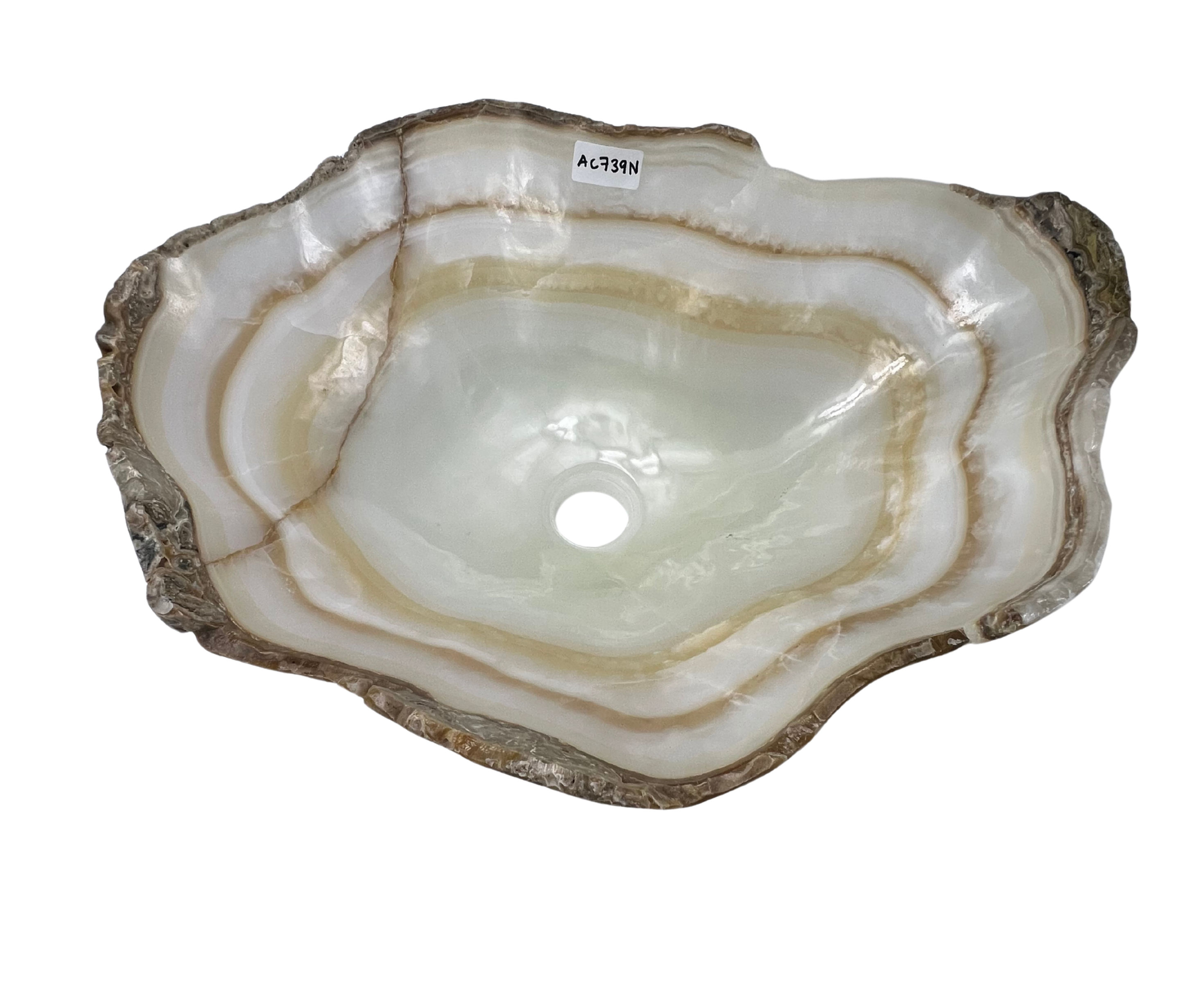 AC739N -  Onix Beige Tipo Bowl - 50 x 37 x 15