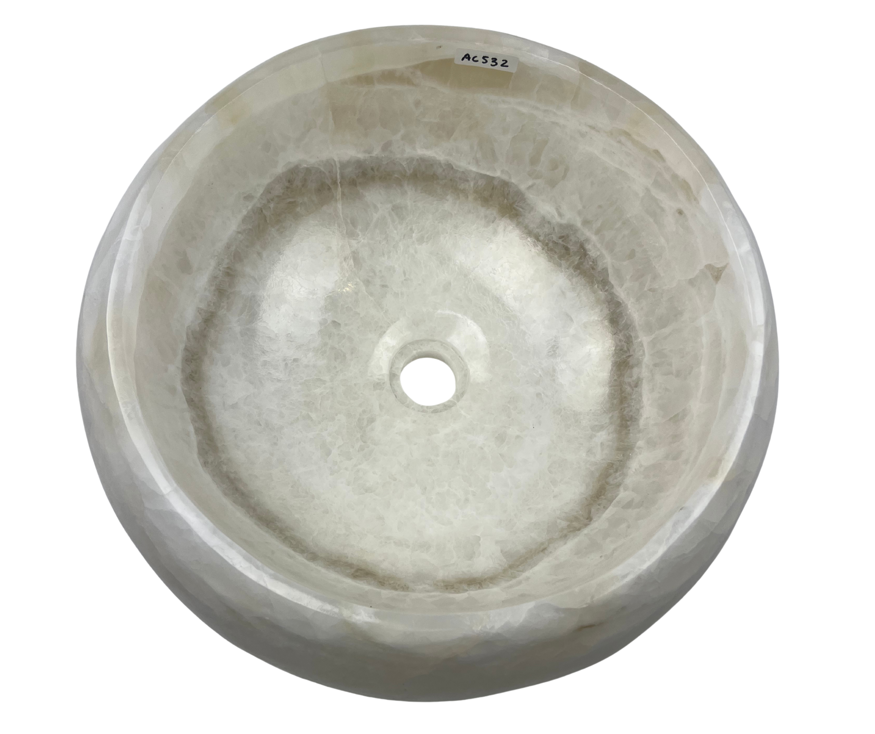 AC532  - Onix Blanco Dona Brilloso - 38 x 38 x 16
