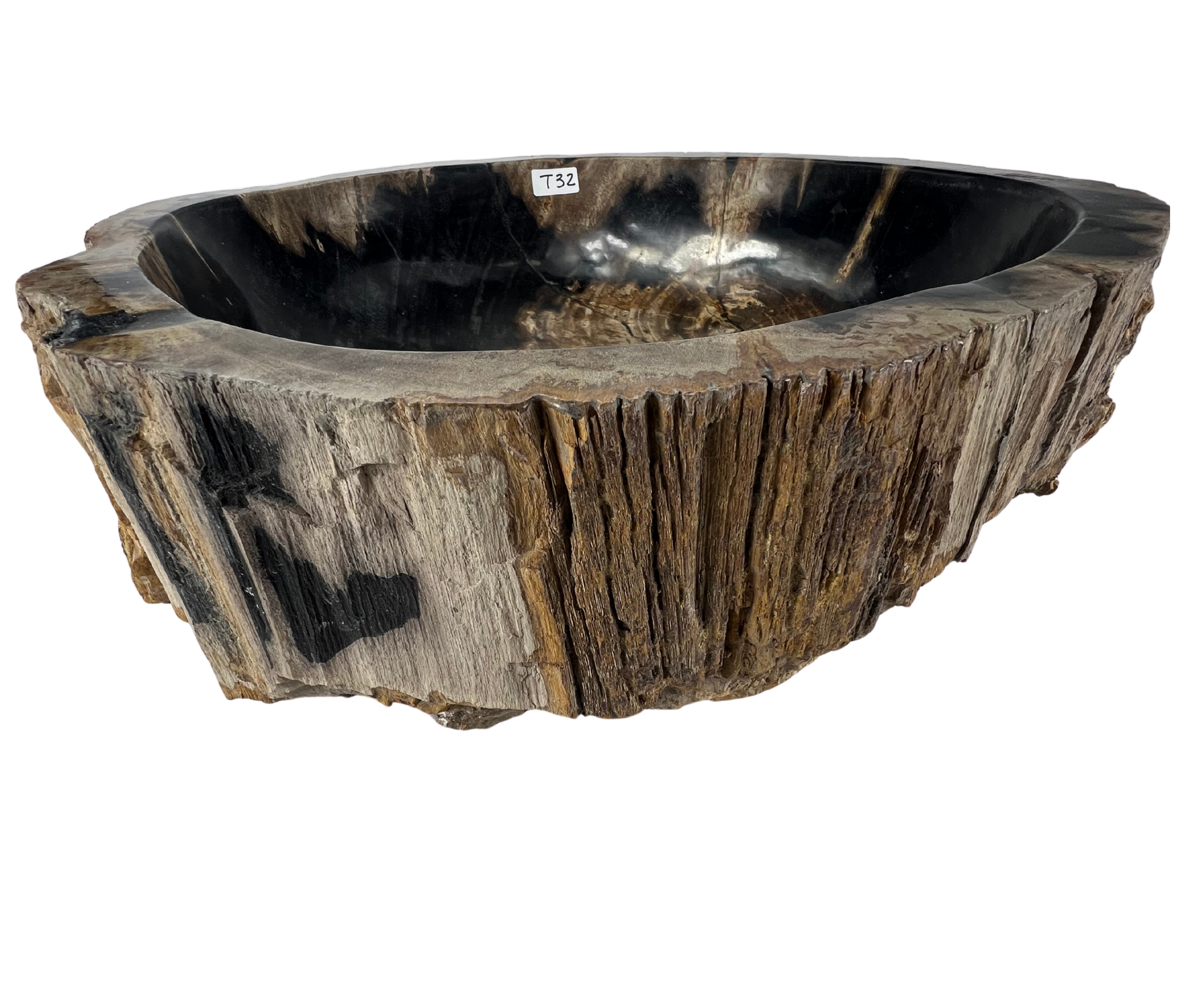 T32 - Madera Petrificada Indonesia - 56 x 54 x 15