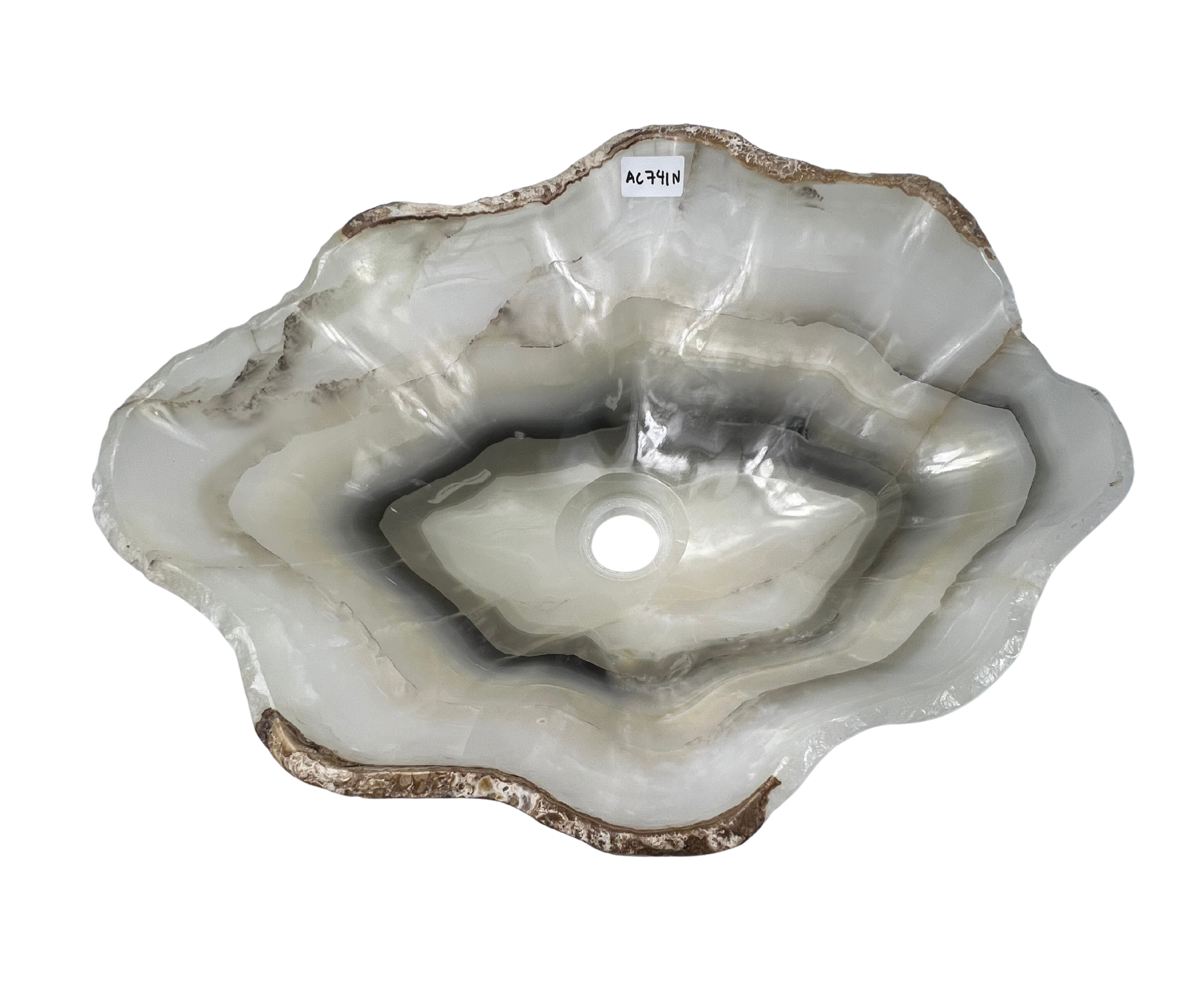 AC741N -  Onix Beige Tipo Bowl - 49 x 41 x 15