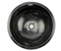 AC280 - Mármol Negro Circular Brilloso Liso - 40 x 40 x 15