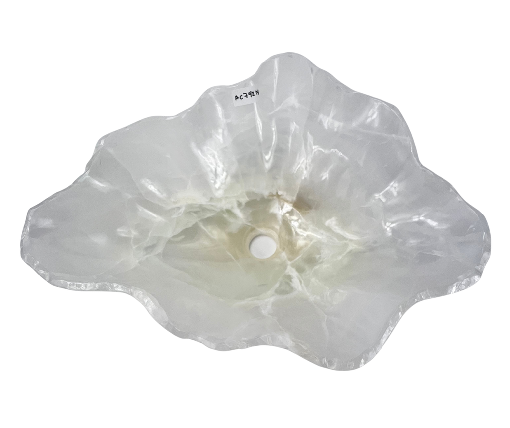 AC742N - Onix Blanco Tipo Bowl - 50 x 50 x 15