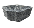 AC673N - Calcita Celeste Irregular Raw - 51 x 41 x 17