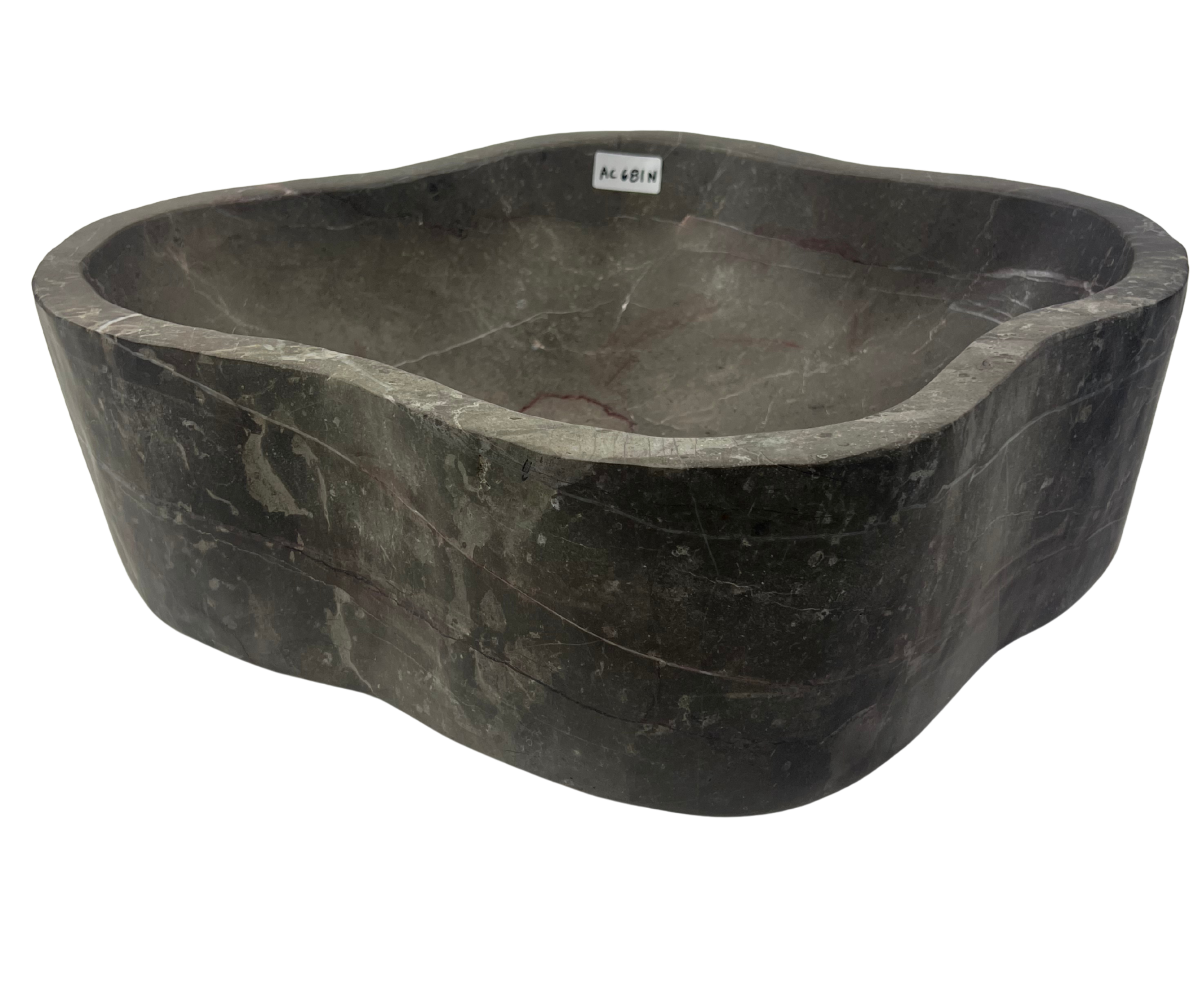 AC681N - Mármol Gris / Cafesoso Irregular Liso - 49 x 40 x 15