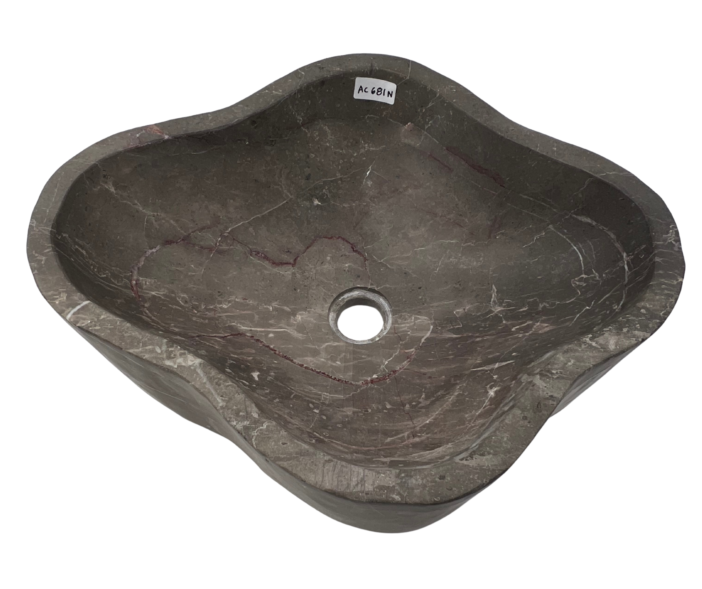 AC681N - Mármol Gris / Cafesoso Irregular Liso - 49 x 40 x 15
