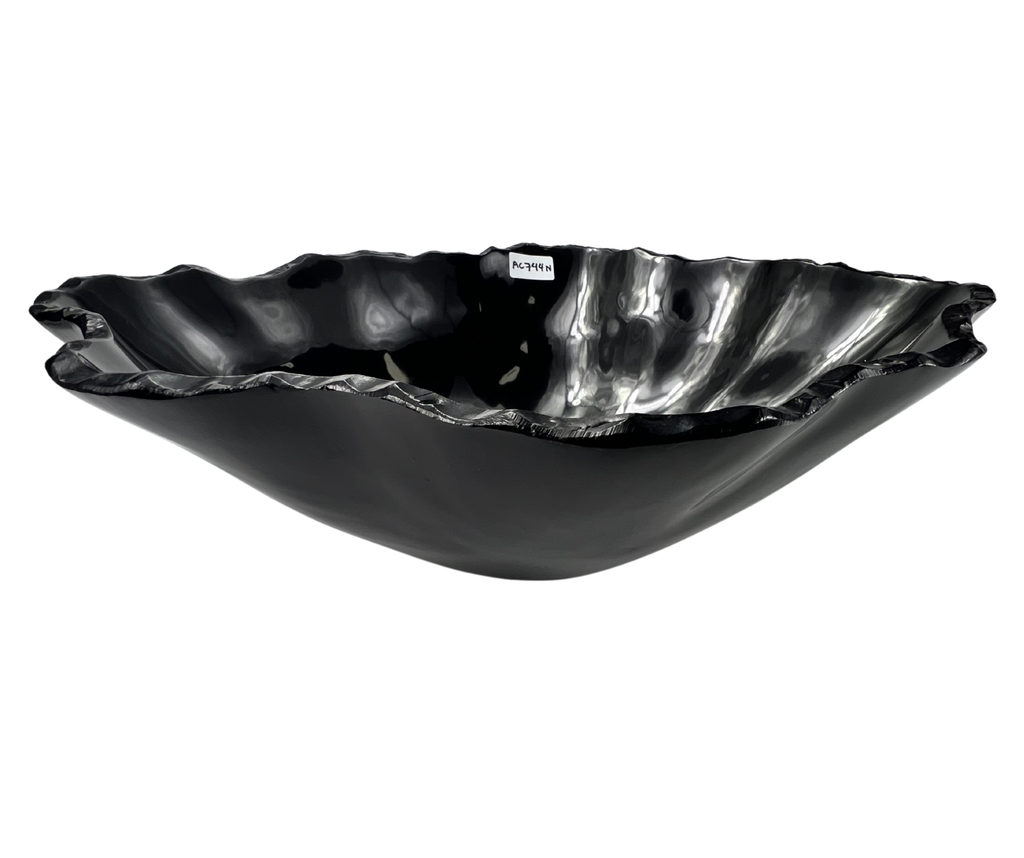 AC744N - Mármol Negro Brilloso Tipo Bowl - 49.5 x 40.5 x 15