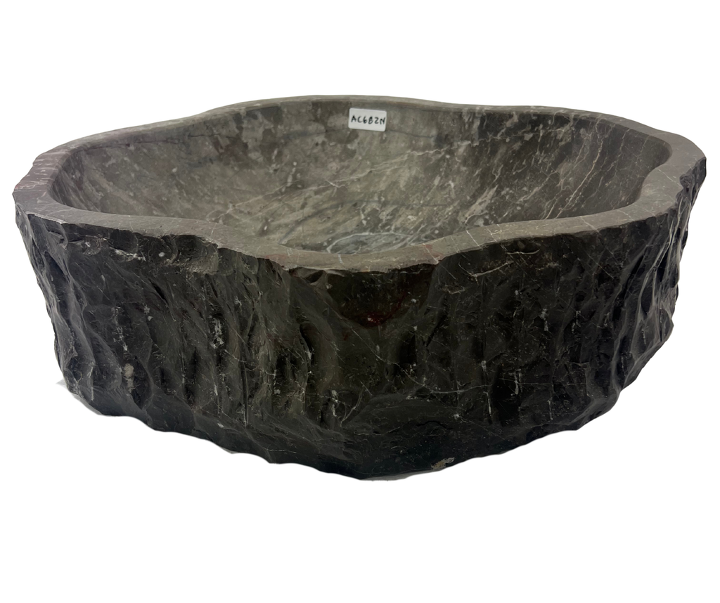 AC682N  - Mármol Gris / Cafesoso Irregular Raw - 50.5 x 40 x 15