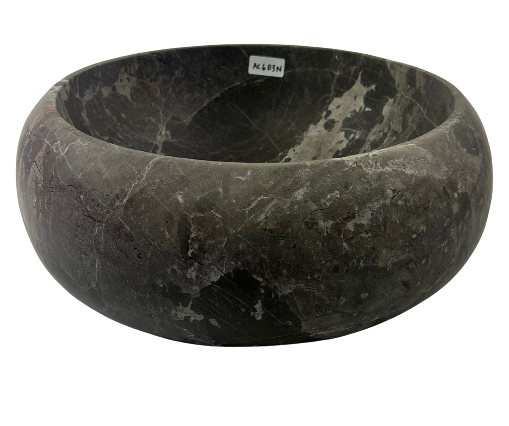 AC683N - Mármol Gris Tipo Dona - 38 x 38 x 16