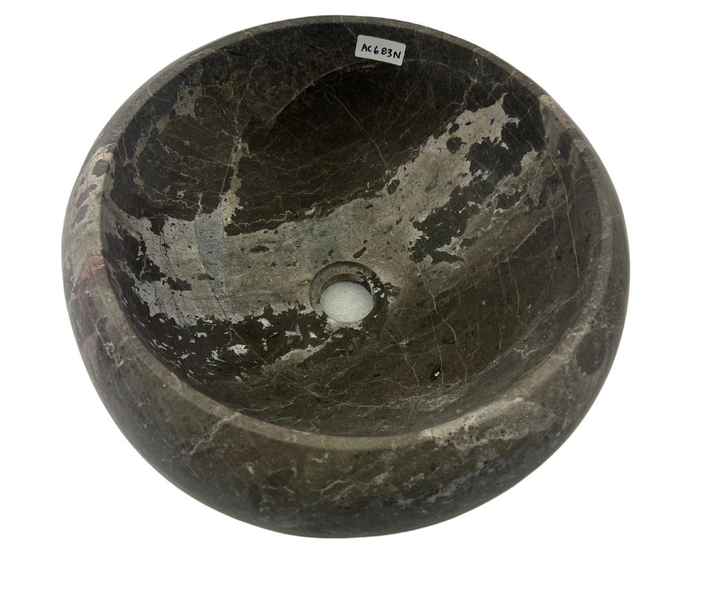 AC683N - Mármol Gris Tipo Dona - 38 x 38 x 16