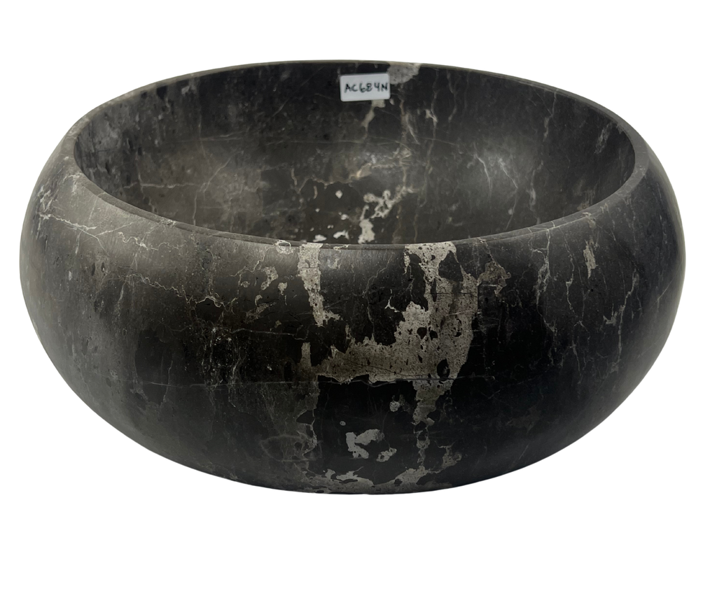 AC684N - Mármol Gris Tipo Dona - 38 x 38 x 16
