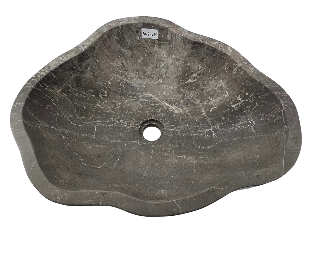 AC692N  - Mármol Gris / Cafesoso Irregular Liso - 50 x 39.5 x 15