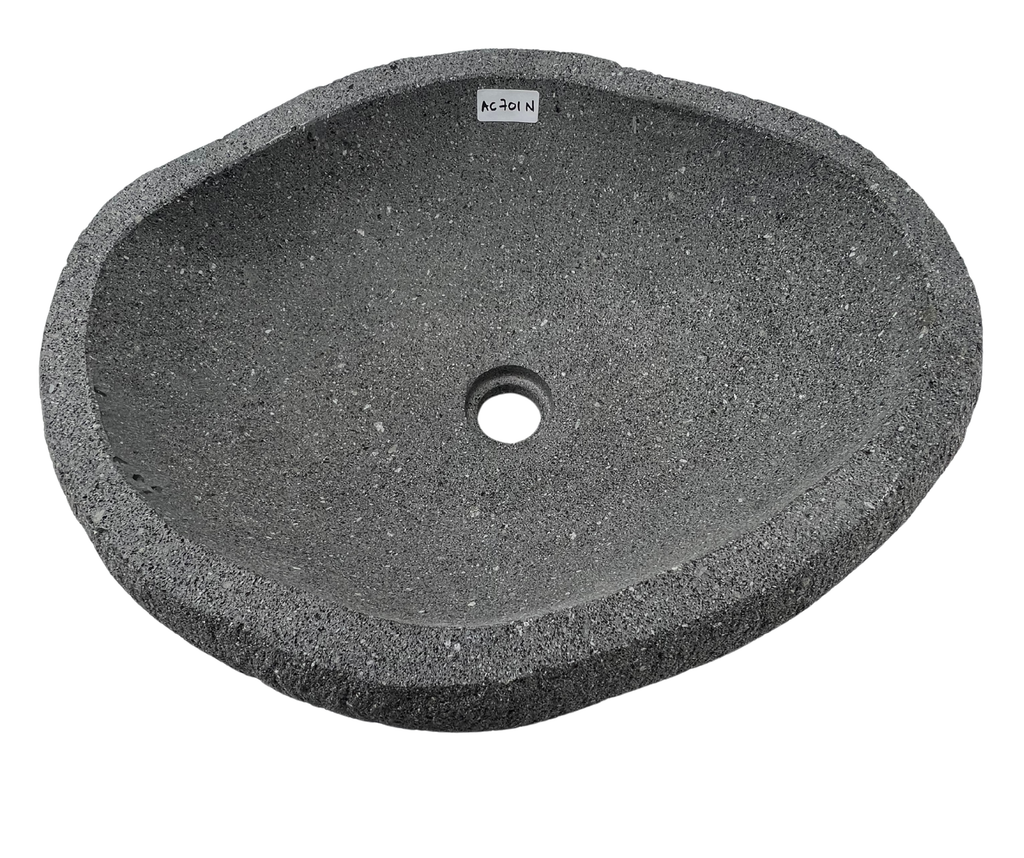AC701N - Volcánica Gris Tipo Rio - 48 x 38 x 16