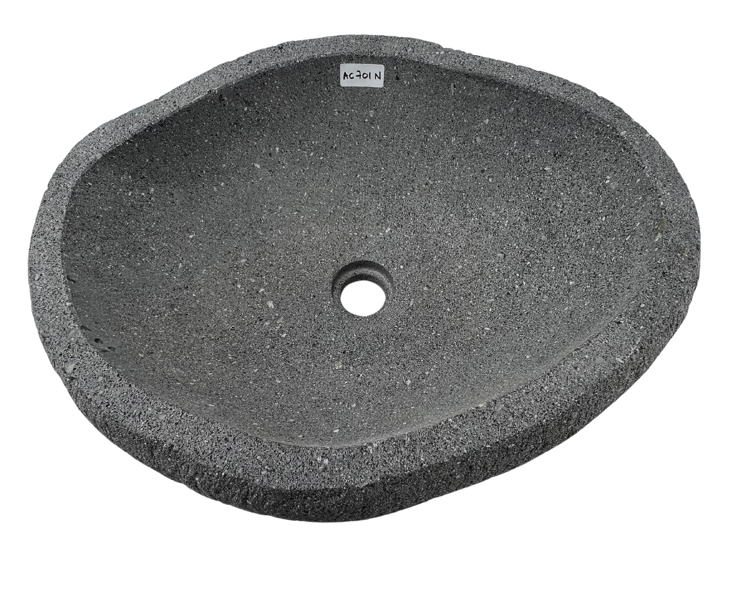 AC701N - Volcánica Gris Tipo Rio - 48 x 38 x 16
