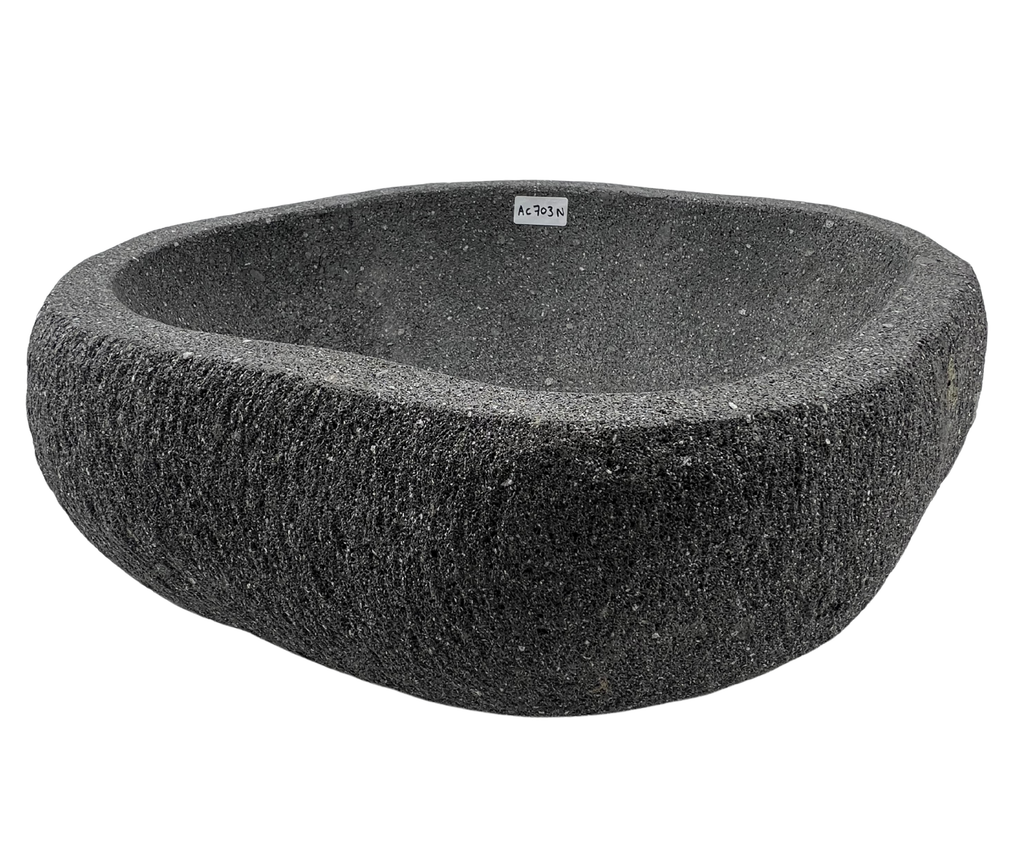AC703N  - Volcánica Gris Tipo Rio - 47 x 37 x 16
