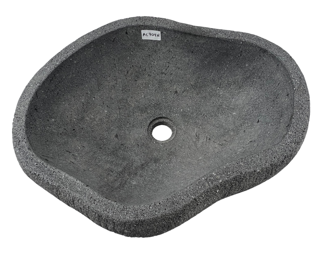 AC704N  - Volcánica Gris Tipo Rio - 48 x 37 x 16