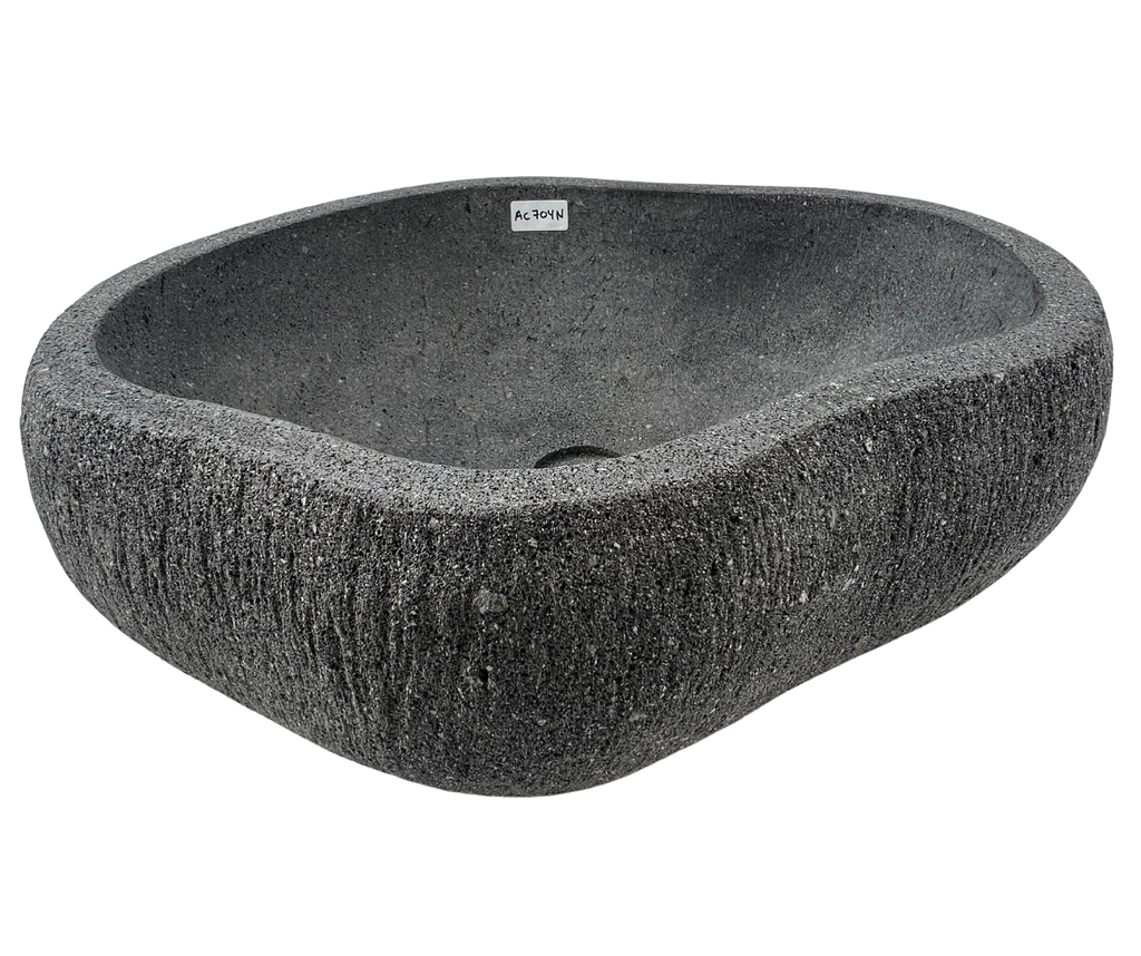AC704N  - Volcánica Gris Tipo Rio - 48 x 37 x 16