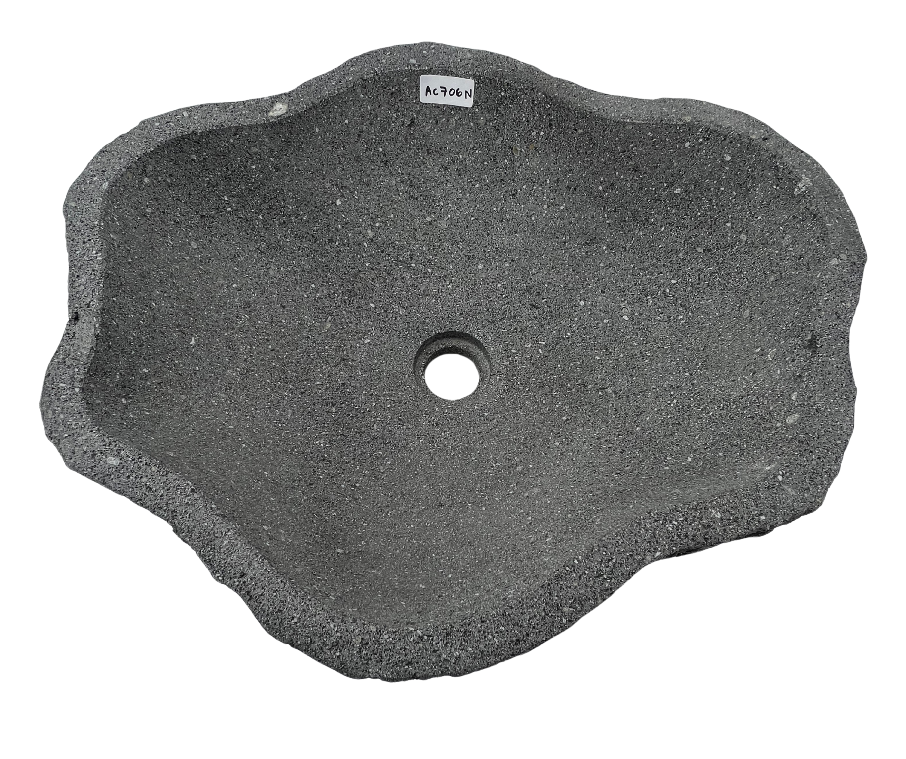 AC706N  - Volcánica Gris Irregular Raw - 50 x 41 x 16