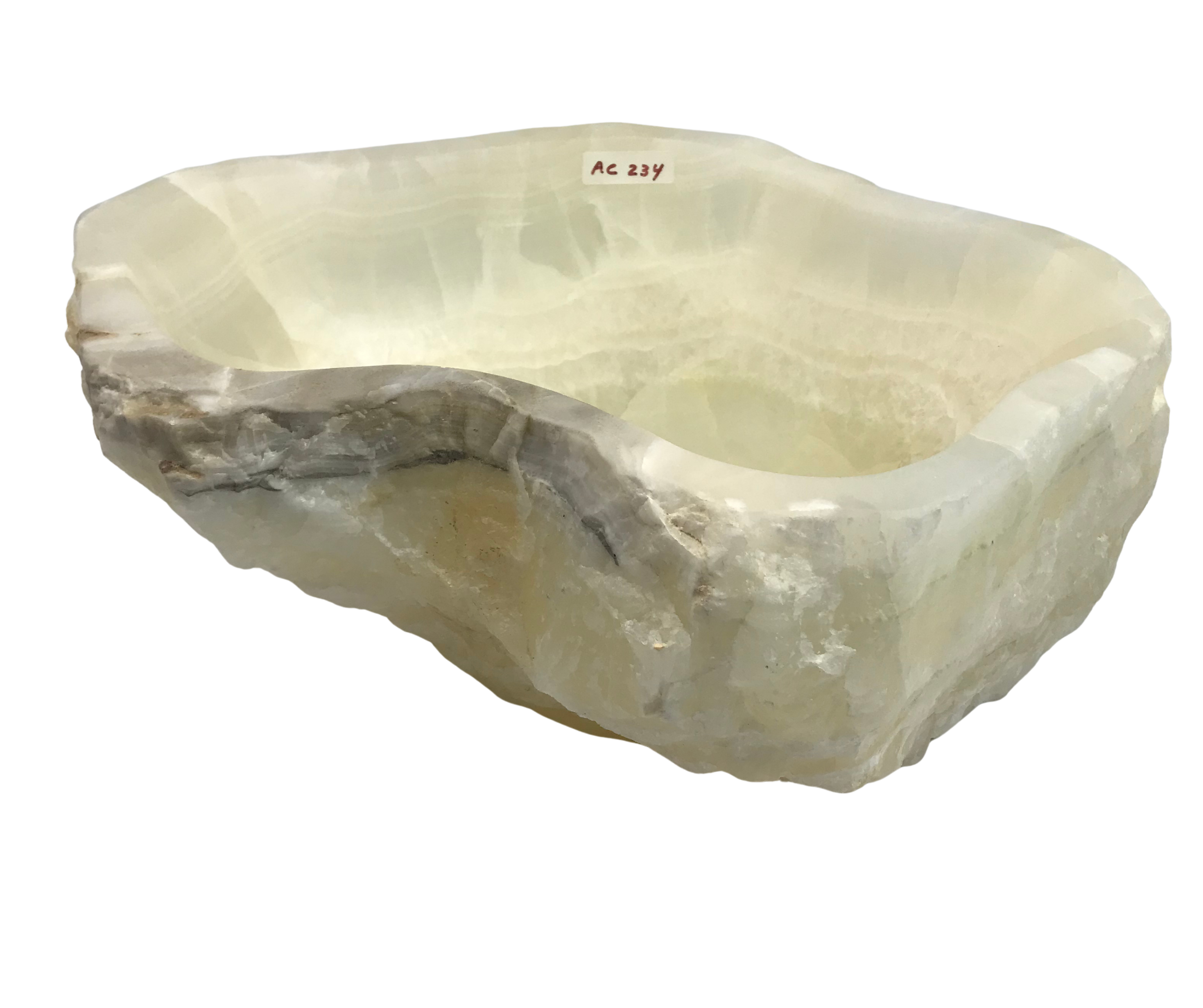 AC234 - Onix Blanco Irregular Mini - 35 x 27 x 15