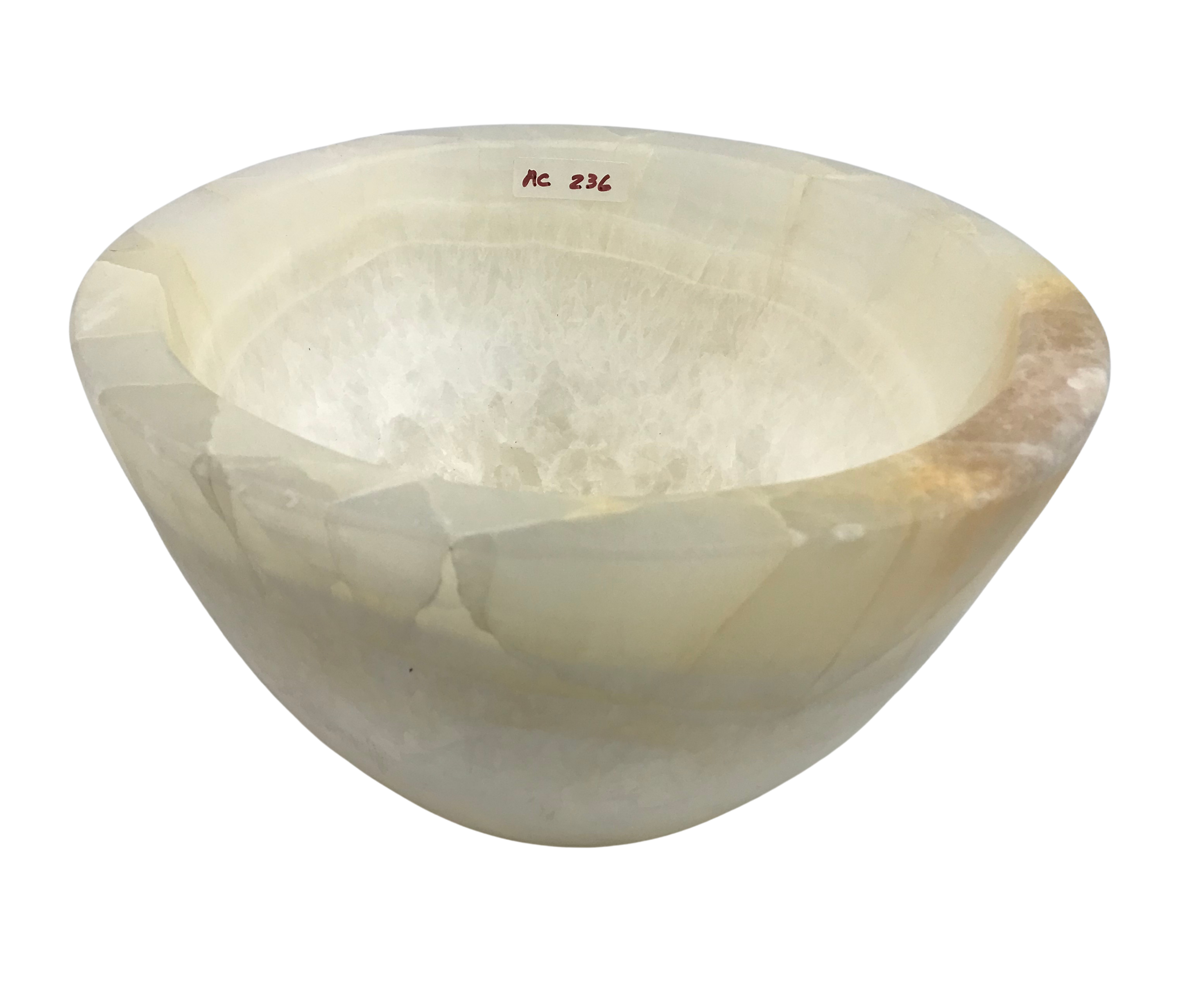 AC236 - Onix Blanco Circular Mini - 25.5 x 25.5 x 15