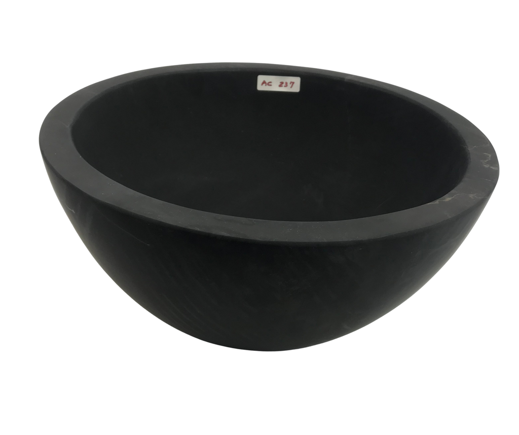 AC237 - Mármol Negro Circular Mini - 30 x 30 x 15