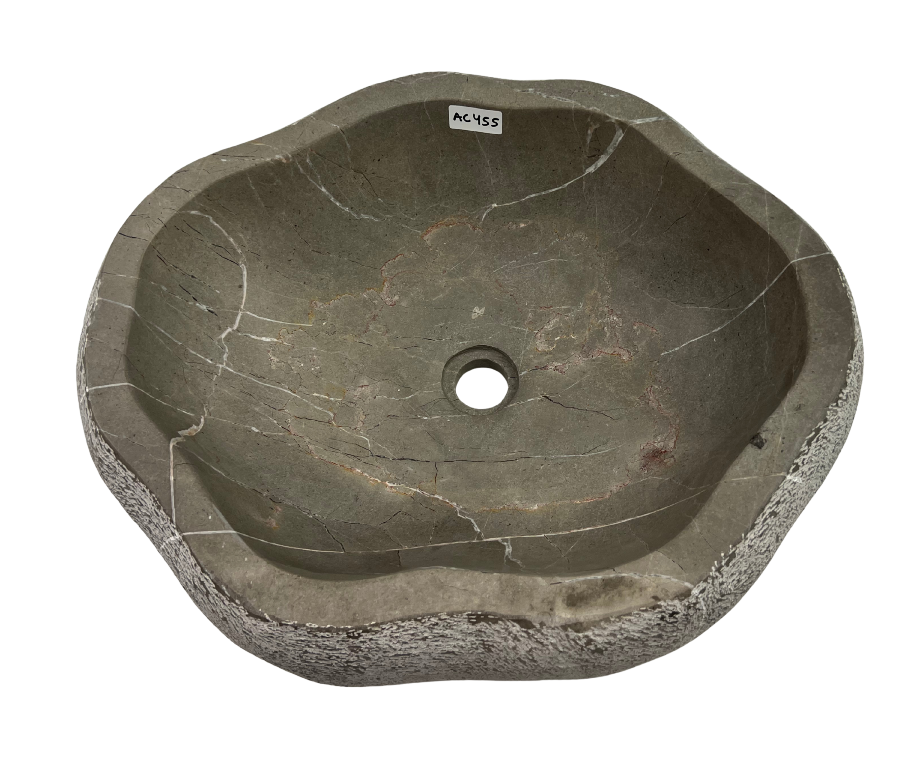 AC455 - Mármol Café Grisáseo Estilo Rio - 47 x 37 x 16