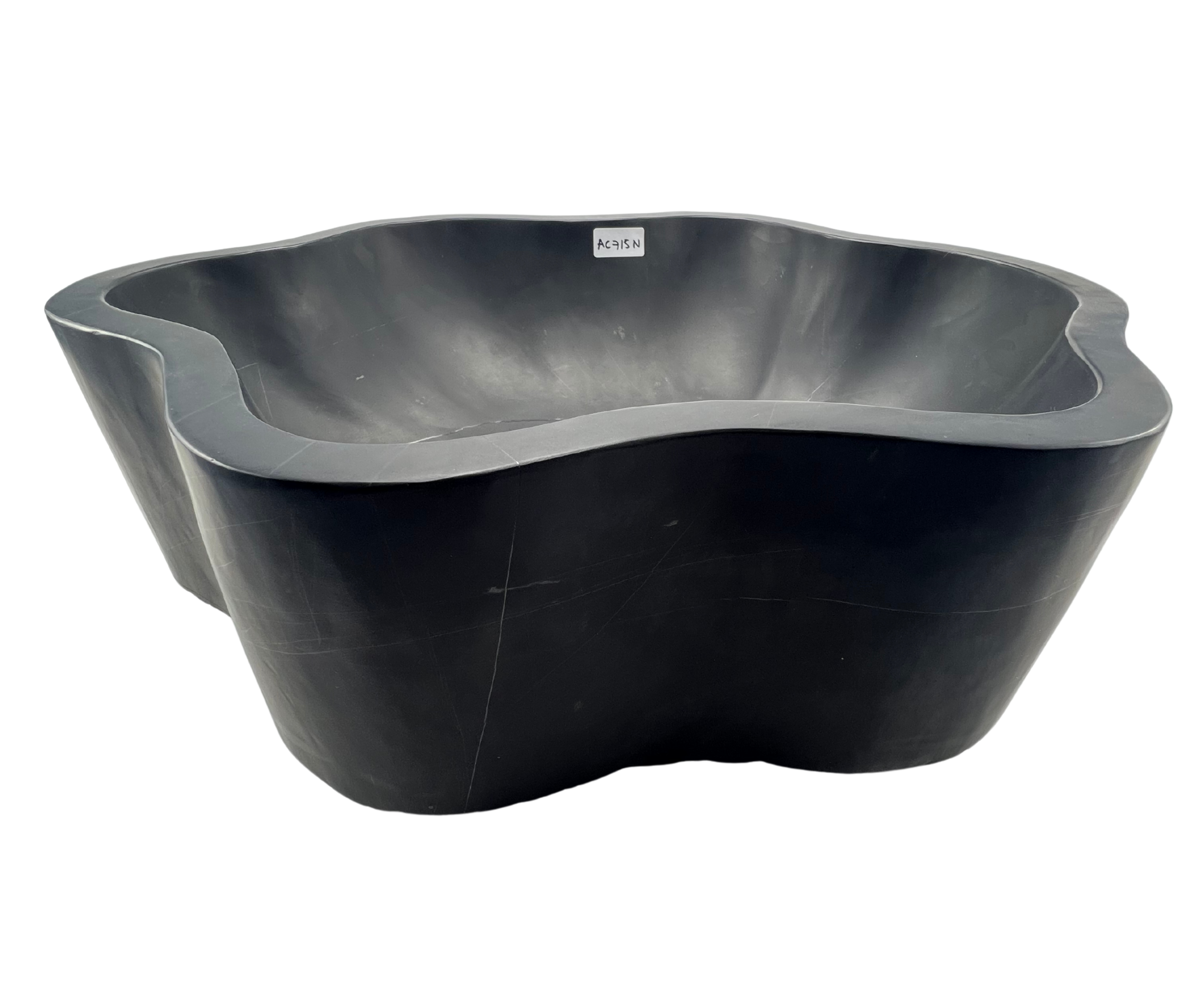 AC715N - Mármol Negro Irregular Liso Mate - 51 x 40 x 15