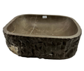 AC469 - Mármol Café Rectangular Raw - 50 x 40 x 15