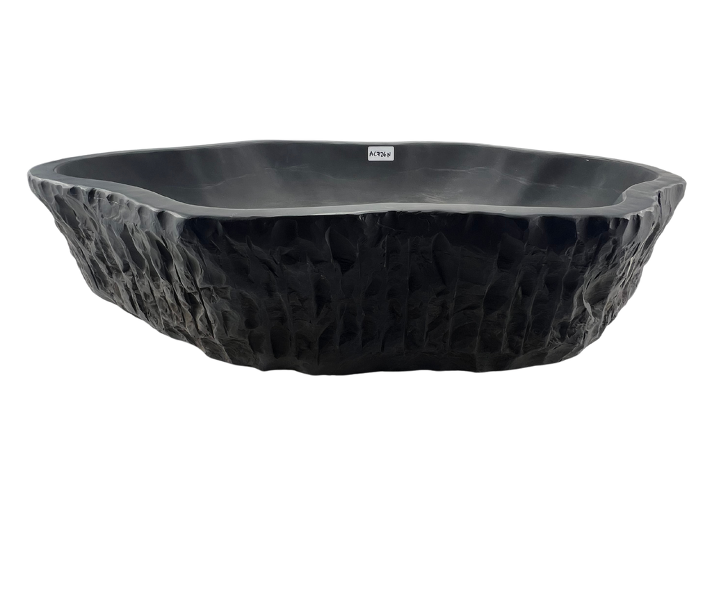 AC726N -  Mármol Negro Irregular Mate Raw - 70 x 39.5 x 15