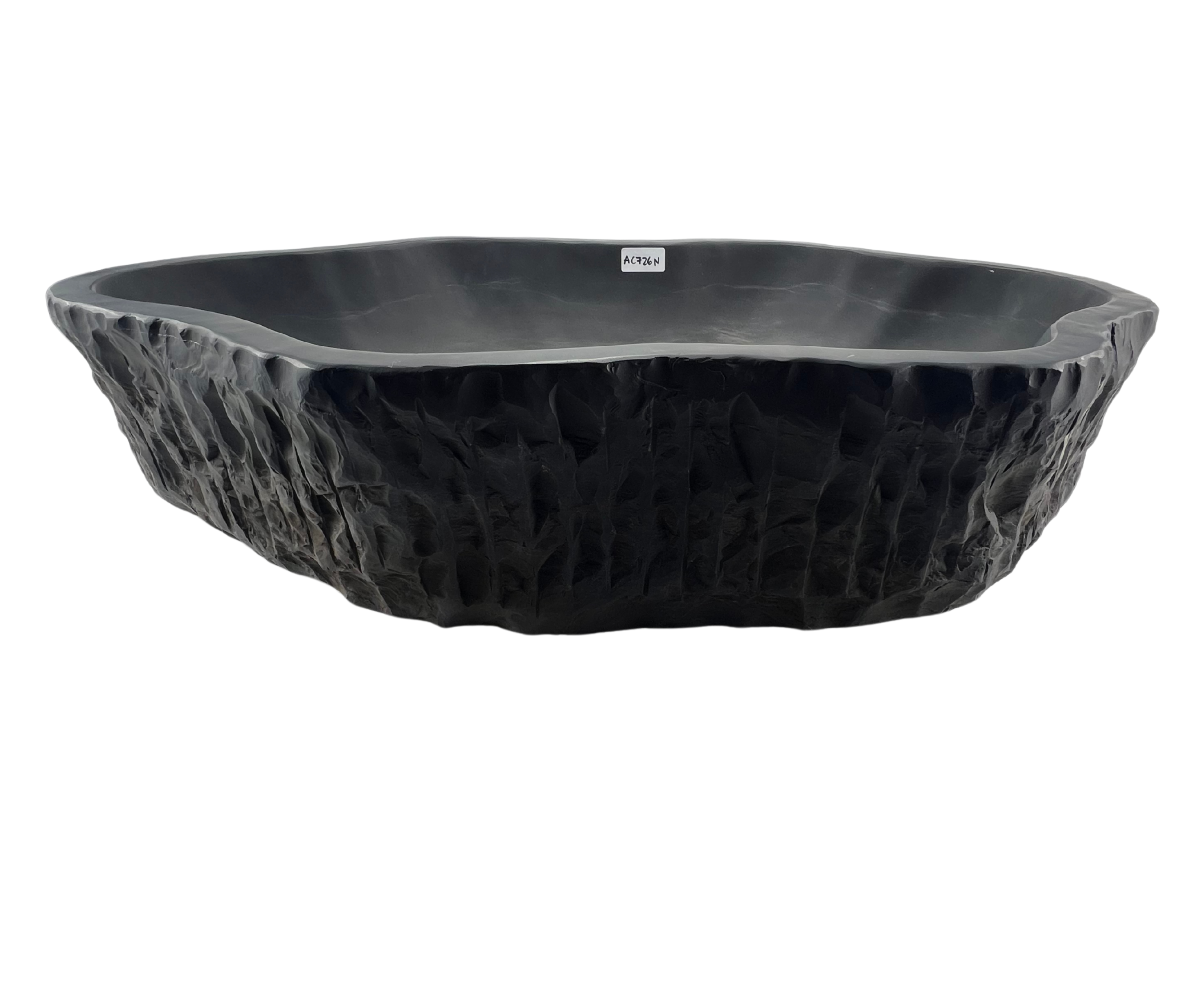 AC726N -  Mármol Negro Irregular Mate Raw - 70 x 39.5 x 15