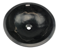 AC257 - Mármol Negro Circular - 40 x 40 x 16