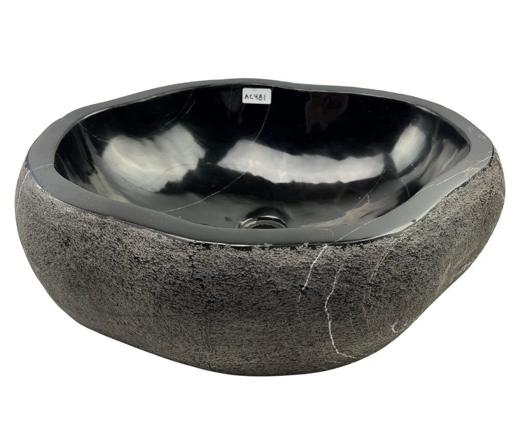 AC481 - Mármol Negro Brilloso Estilo Rio - 48 x 38 x 16