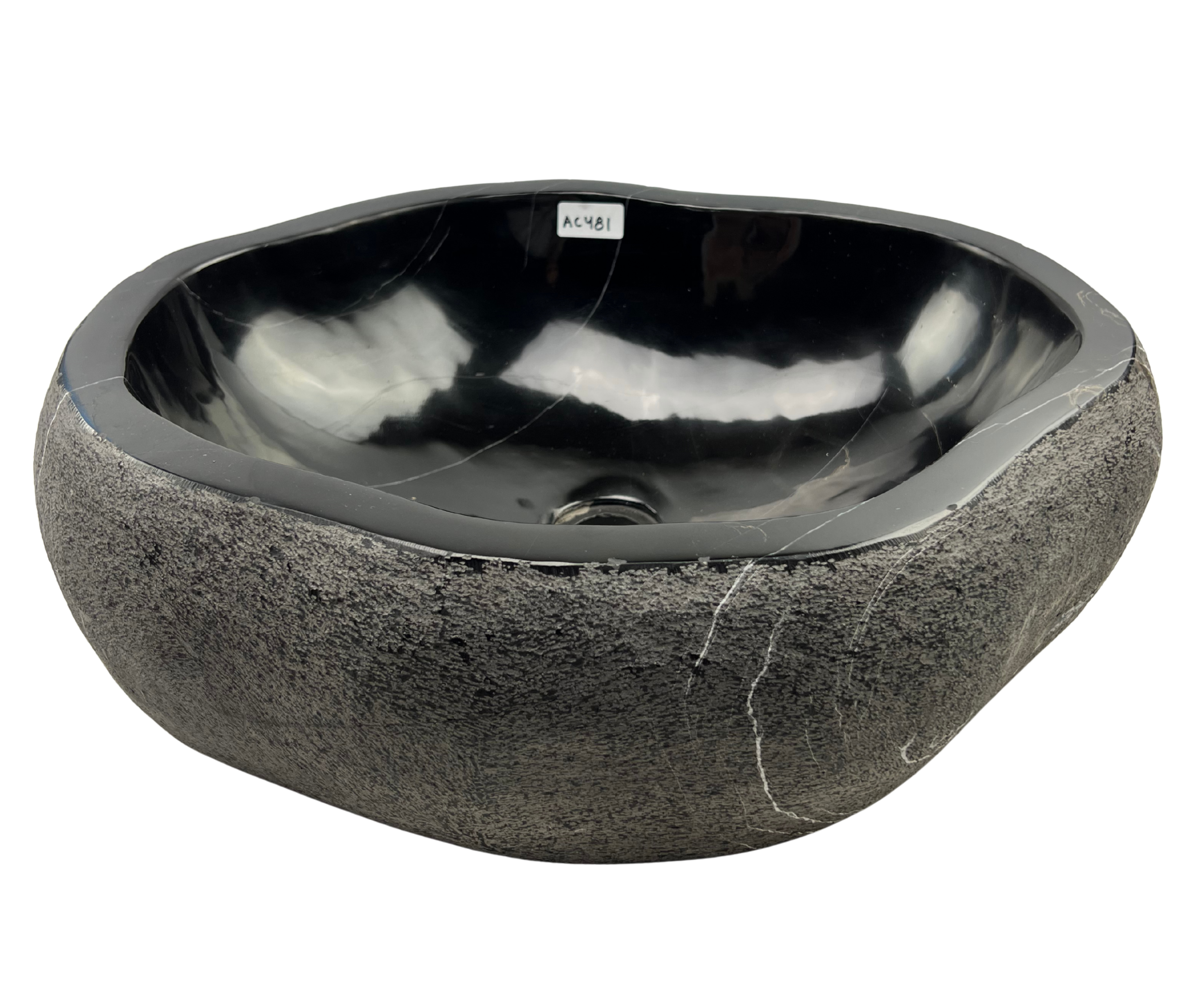 AC481 - Mármol Negro Brilloso Estilo Rio - 48 x 38 x 16
