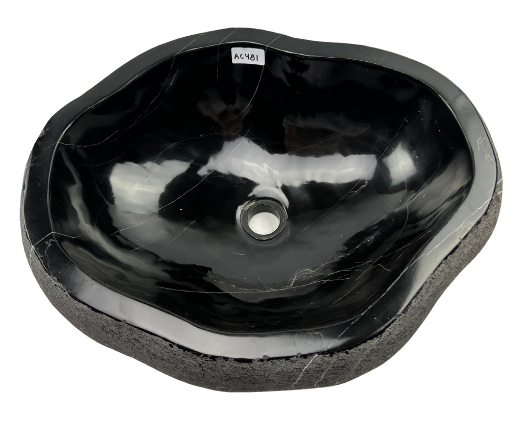 AC481 - Mármol Negro Brilloso Estilo Rio - 48 x 38 x 16